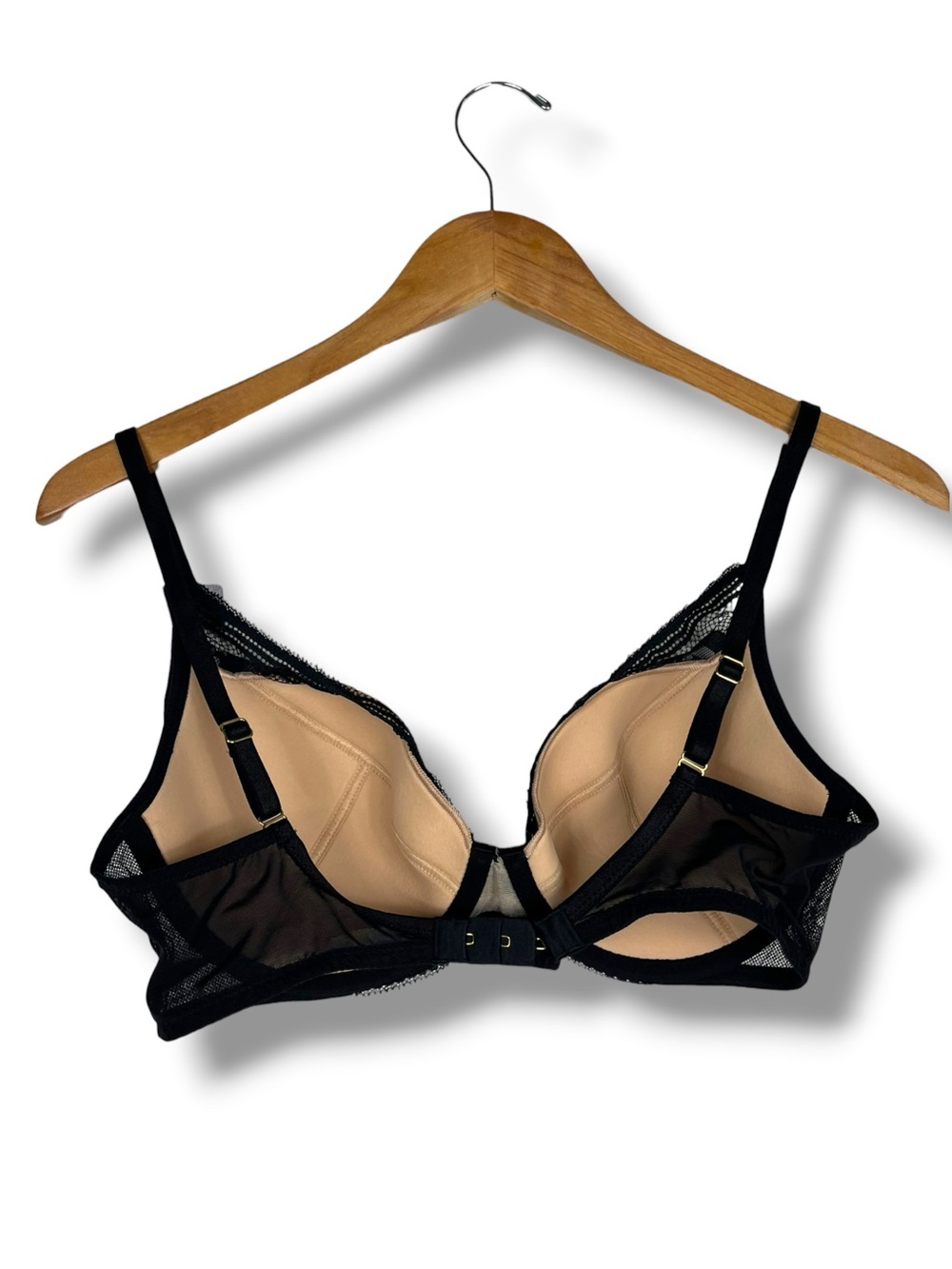 Gossard Encore Lace Plunge Bra - Black 32DD (32E) NWT! - Picture 9 of 11